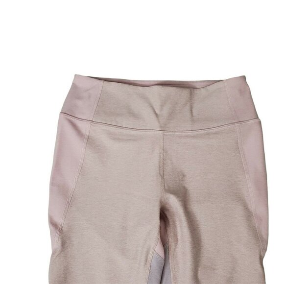 Outdoor Voices Leggings Small Tri-Tone 7/8 Tulip‎ Dahlia Wisteria Pink NWT - Picture 2 of 9